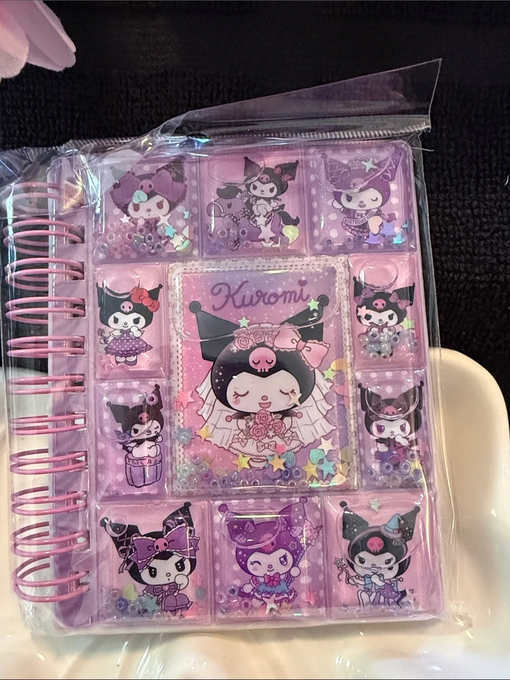 Kuromi Purple Spiral Notebook - Decorative Sanrio Journal